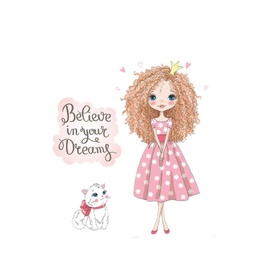 Stickers chat chambre fille