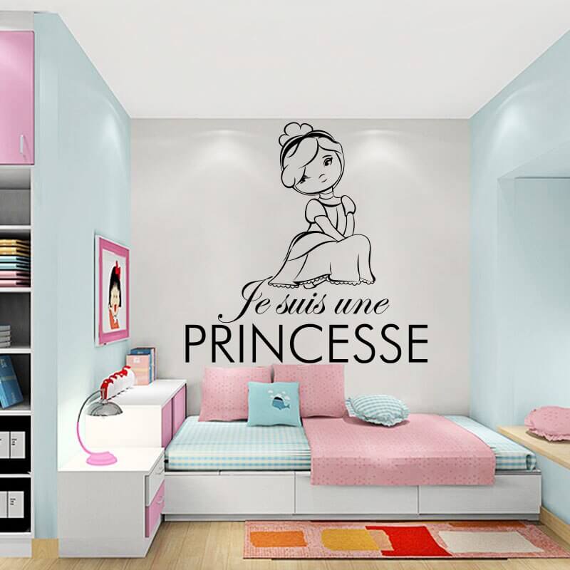 Stickers je suis une princesse