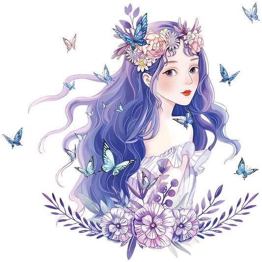 Stickers mural princesse