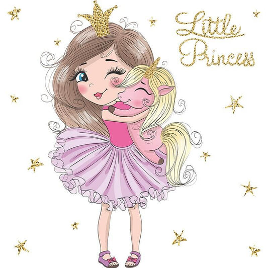 Stickers muraux enfant princesse