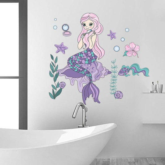 Stickers muraux sirène