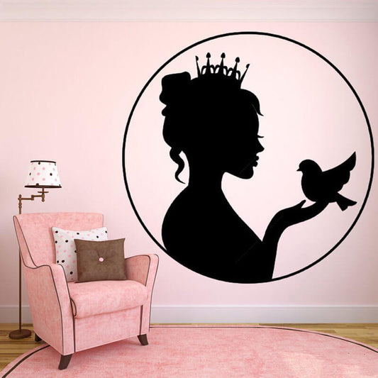 Stickers visage princesse