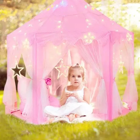 Tente Princesse pour enfants à l'intérieur
